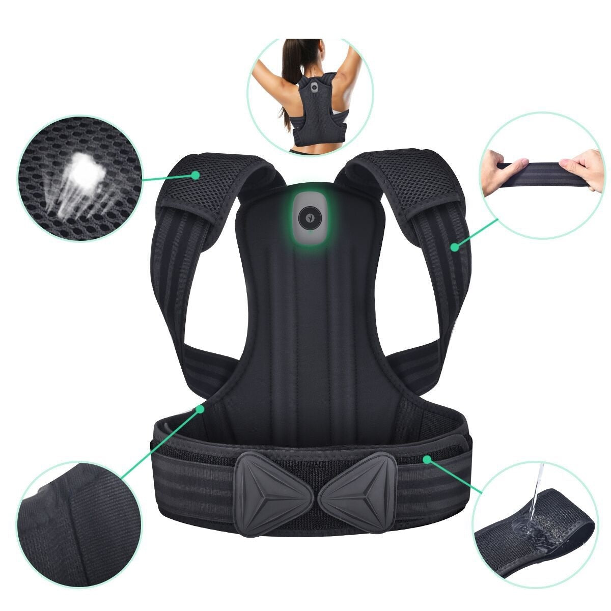 Smart Posture Corrector With Mobile App - Auren