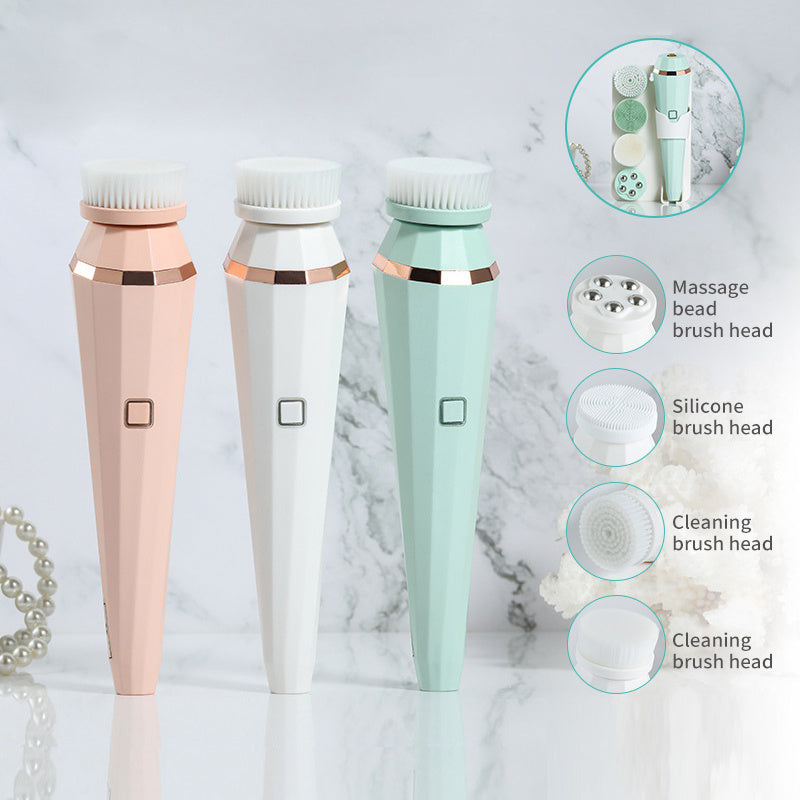 4 In 1 USB Electric Facial Cleansing Brush - Auren