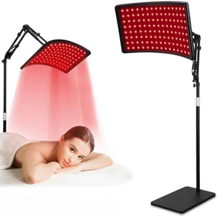 Red Light Therapy Lamp with Stand